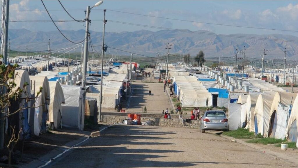Das Flüchtlingslager Esyan für jesidische Binnenvertriebene in Irakisch-Kurdistan