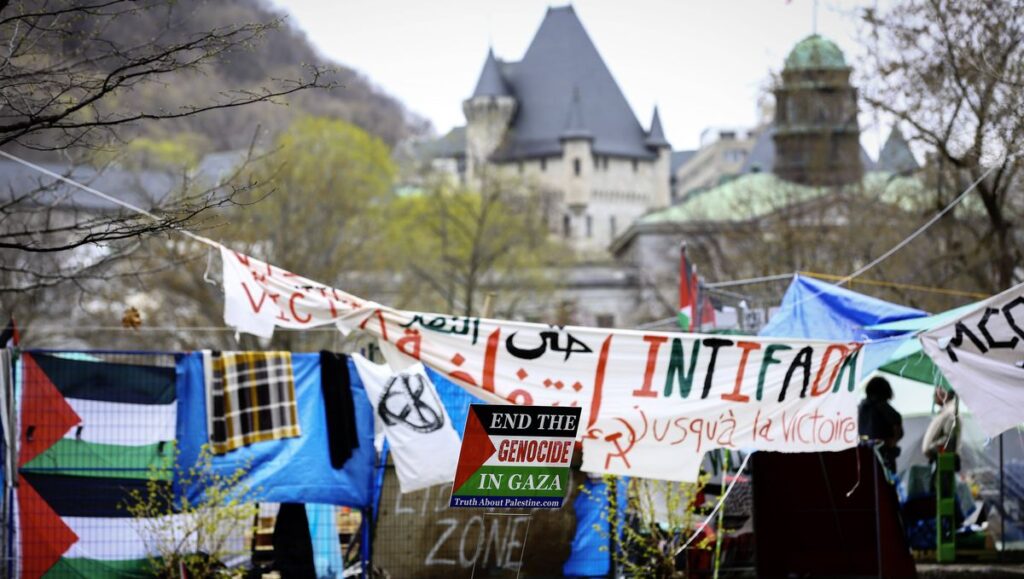 Antisemtisches Protest-Camp an der Universität im kanadischen Montreal