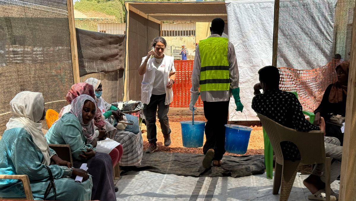 Cholera-Behandlungszentrum in der sudanesischen Stadt Kosti