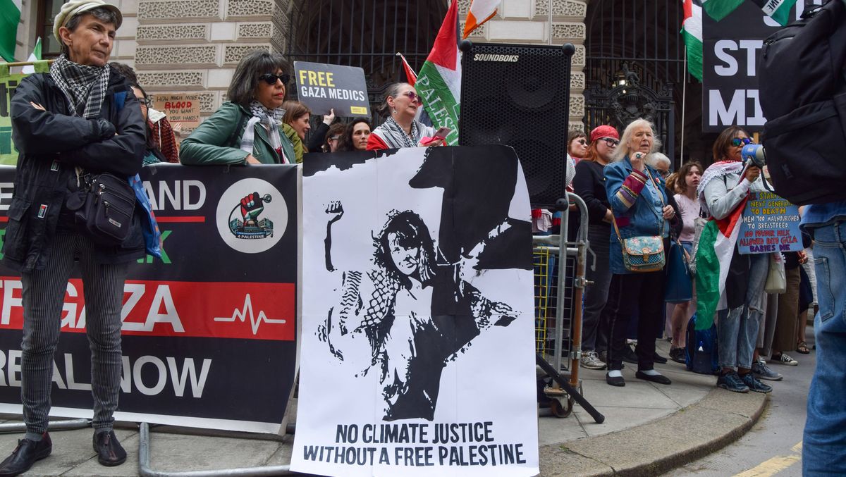 Antisemitische Demonstration in London für Greta Thunbergs Gaza-Flottille