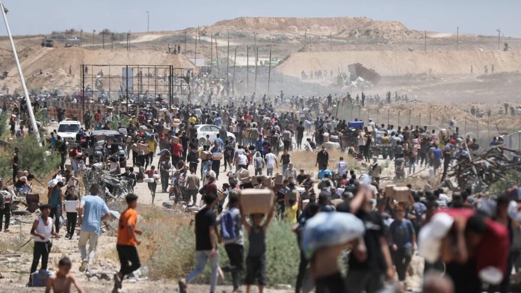 Hamas versucht Hilfsgüterausgabe in neuen Verteilungszentren zu sabotieren
