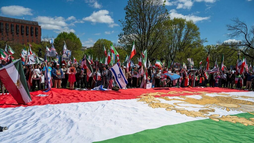Anti-Regime-Demonstration von Exil-Iranern in Washington
