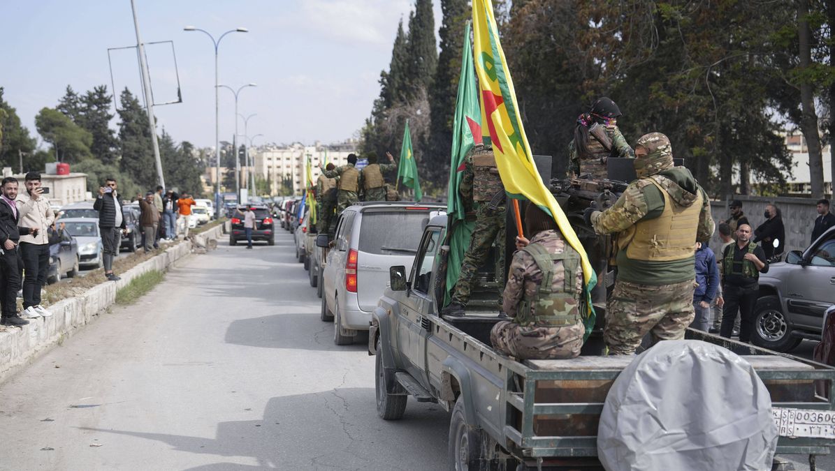 Kämpfer der kurdisch geführten SDF in Syrien
