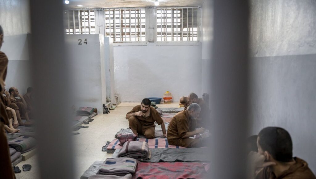 Im Gefängnis Hasaka in Syrien sitzen Terrorverdächtige mit Verbindungen zum Islamischen Staat