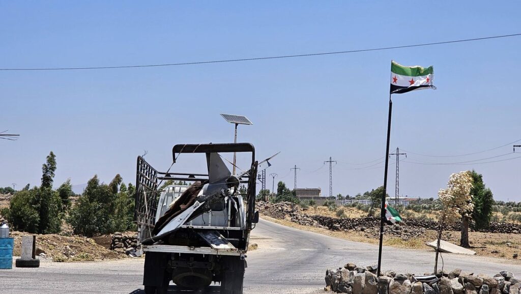 Auf ihrem Weg nach Israel über Syrien abgestürzte iranische Kamikazedrohne