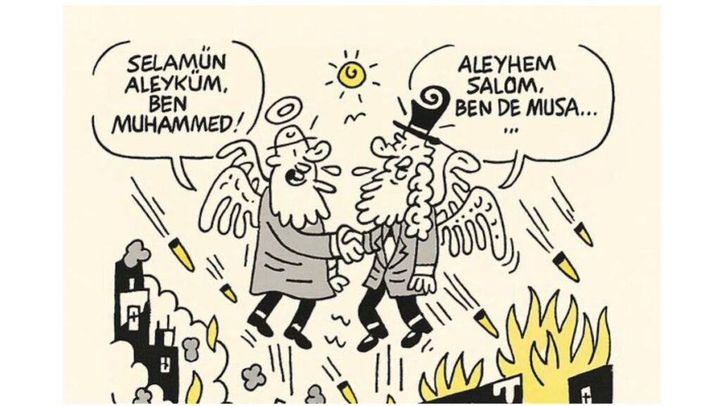 Türkisches Satiremagazin zeigt Karikatur von Mohammed und Moses