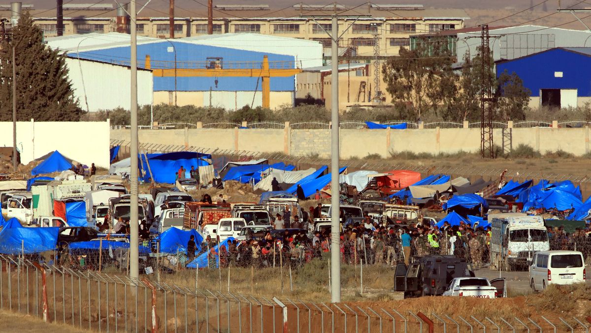 Syrisches Flüchtlingslager in Jordanien