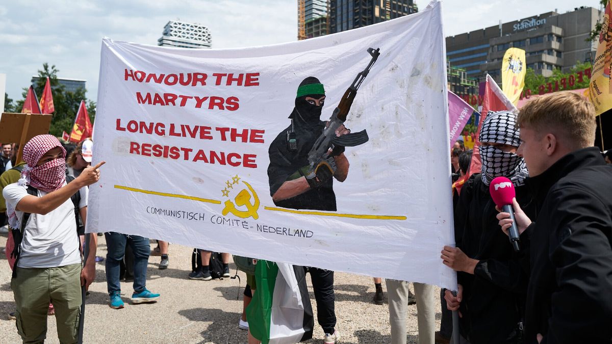 Antisemitische Demonstration im niederländischen Den Haag