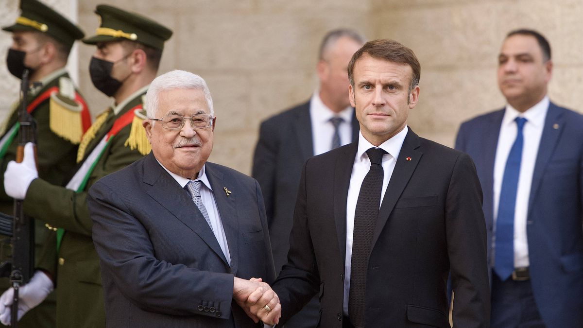 Droht Israel mit der einseitigen Anerkennung eines Palästinenserstaates: Frankreichs Präsident Macron