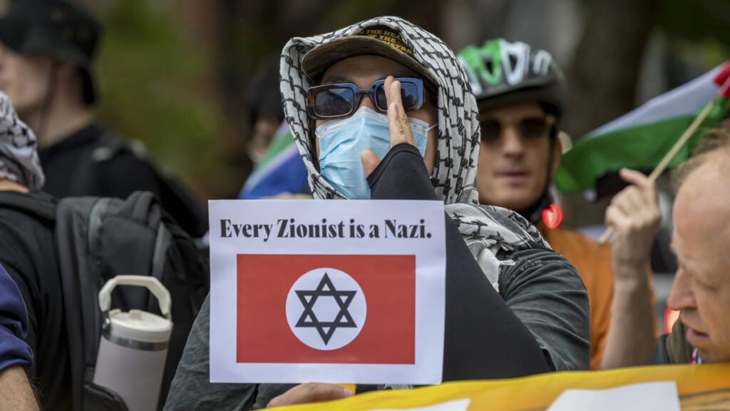Nazifizierung Israel: Holocaust-Relativierung auf einer propalästinensischen Demonstration in New York