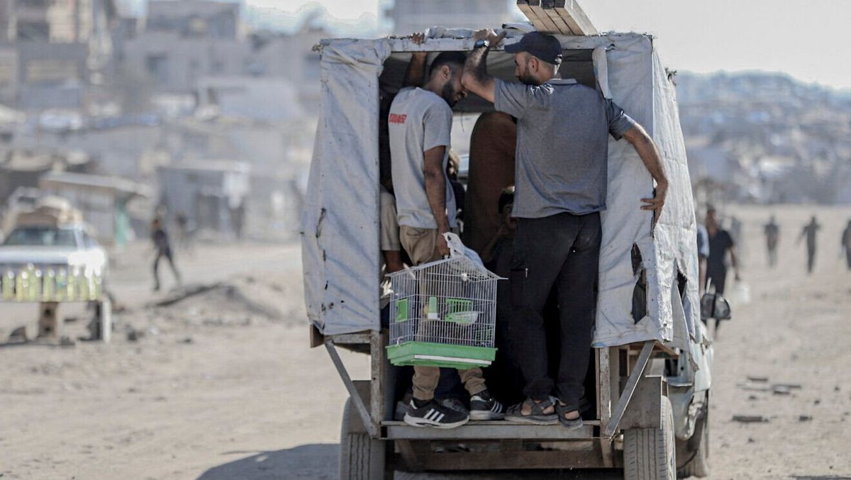 Palästinenser versuchen, aus Gaza-Stadt in den Süden des Küstenstreifens zu fliehen