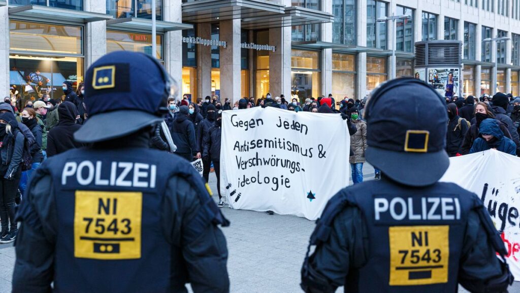 Demonstration gegen Antisemitismus in Hannover