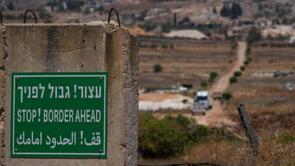 Bis vor Kurzem Hisbollah-Gebiet: Grenze zwischen Israel und dem Libanon