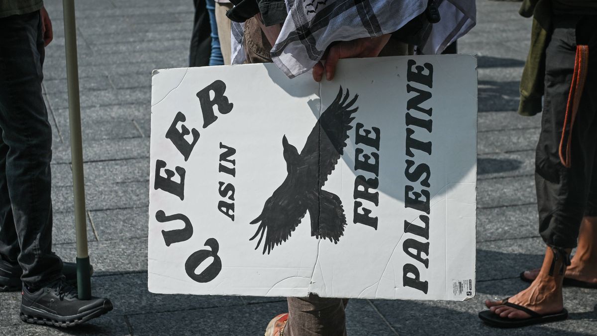 »Queer As In Free Palestine«: antiisraleischen Demonstration im kanadischen Edmonton
