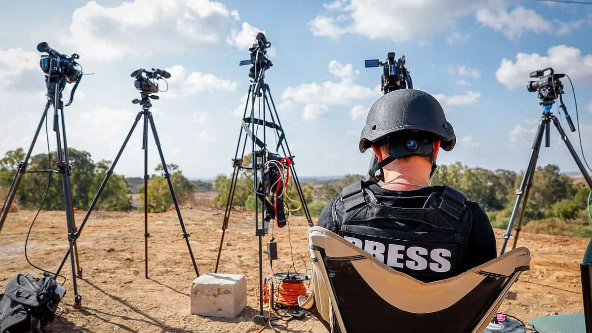 Medienjournalist an der Grenze zum Gasastreifen