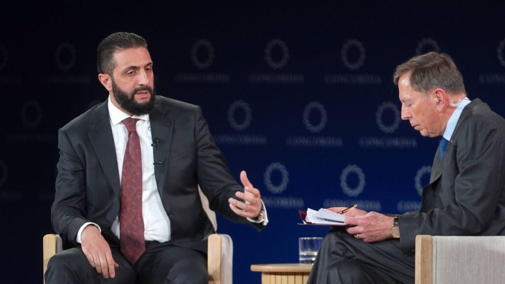 »Kein Beitritt zu Abraham-Abkommen«: Syriens Präsident al-Sharaa im Gespräch mit David Petraeus
