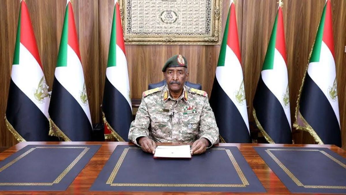 Vorsitzender des Souveränen Rates und damit De-Facto-Staatsoberhaupt des Sudan, Abdel-Fattah al-Burhan