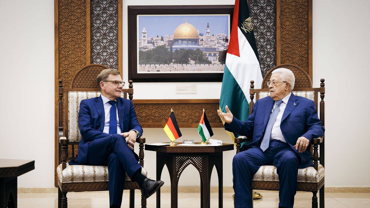 »Prozess zur Anerkennung Palästinas«: Johann Wadephuhl bei PA-Präsident Mahmoud Abbas