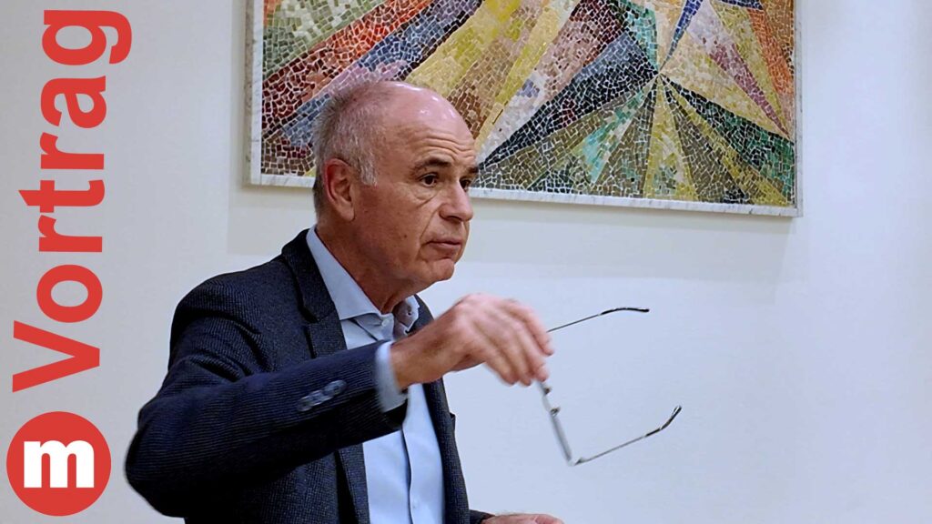 Ben Segenreich bei seinem Vortrag über »Die vielen Missverständnisse über Israel«
