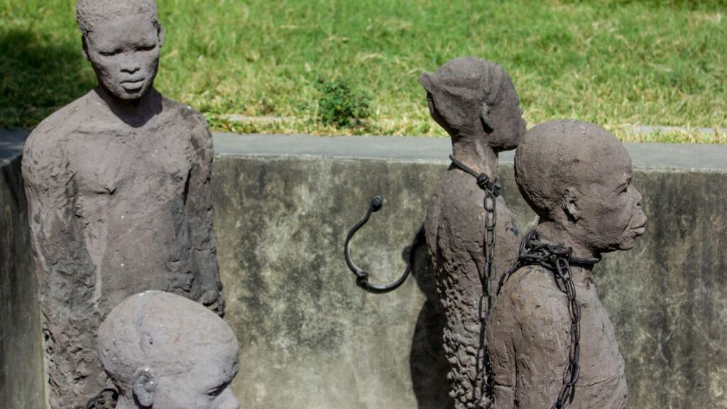 Denkmal für die Opfer des arabischen Sklavenhandels auf der Insel Sansibar