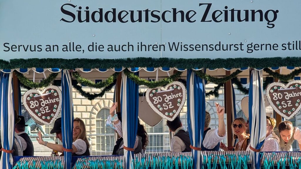 Die Süddeutsche Zeitung feiert ihr achtzigjähriges Bestehen