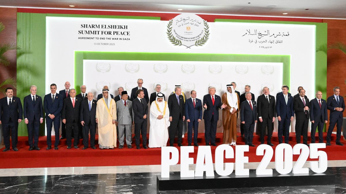 Hamas-Entwaffnung: Donald Trump bei der Friedenskonferenz in Ägypten