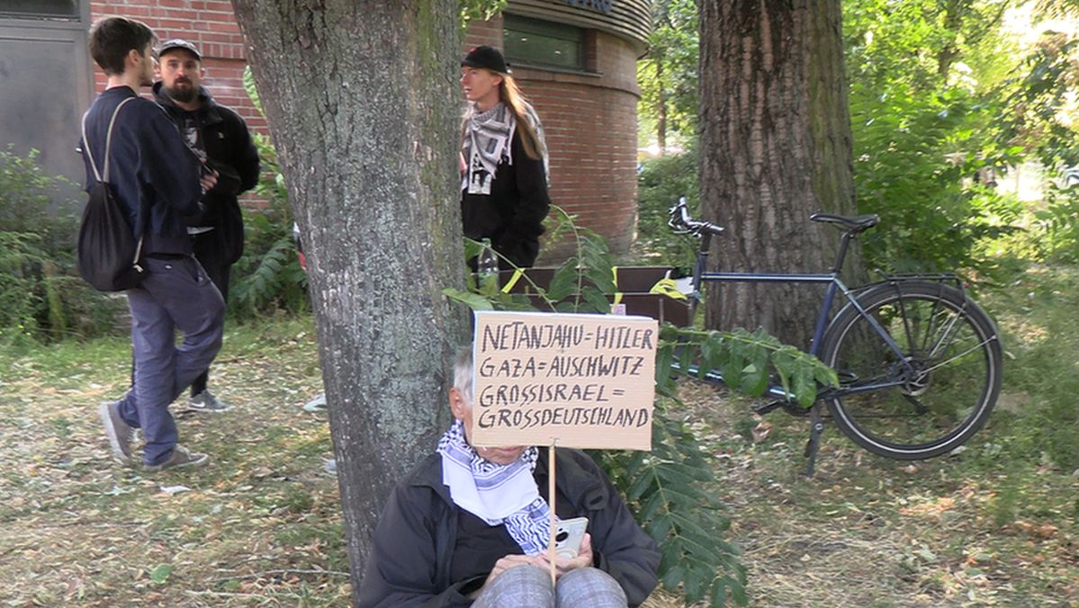 Holocaust-Relativierung auf der von »All Eyes on Gaza«-Studie untersuchten Demonstration