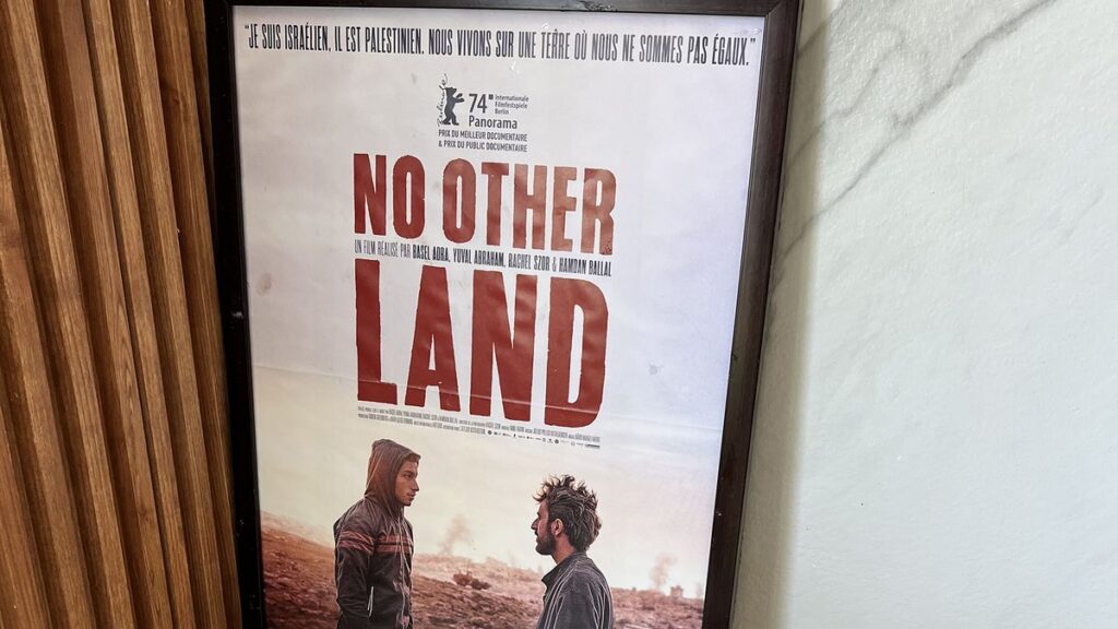Filmplakat für »No Other Land« in Basels Haus