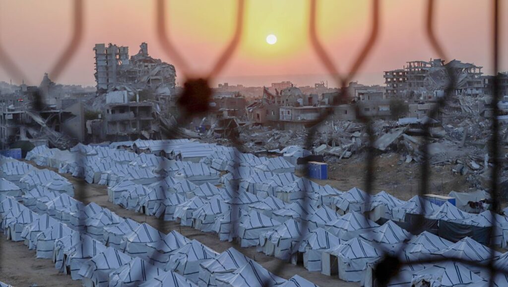 Lager für Kriegsflüchtlinge in Gaza