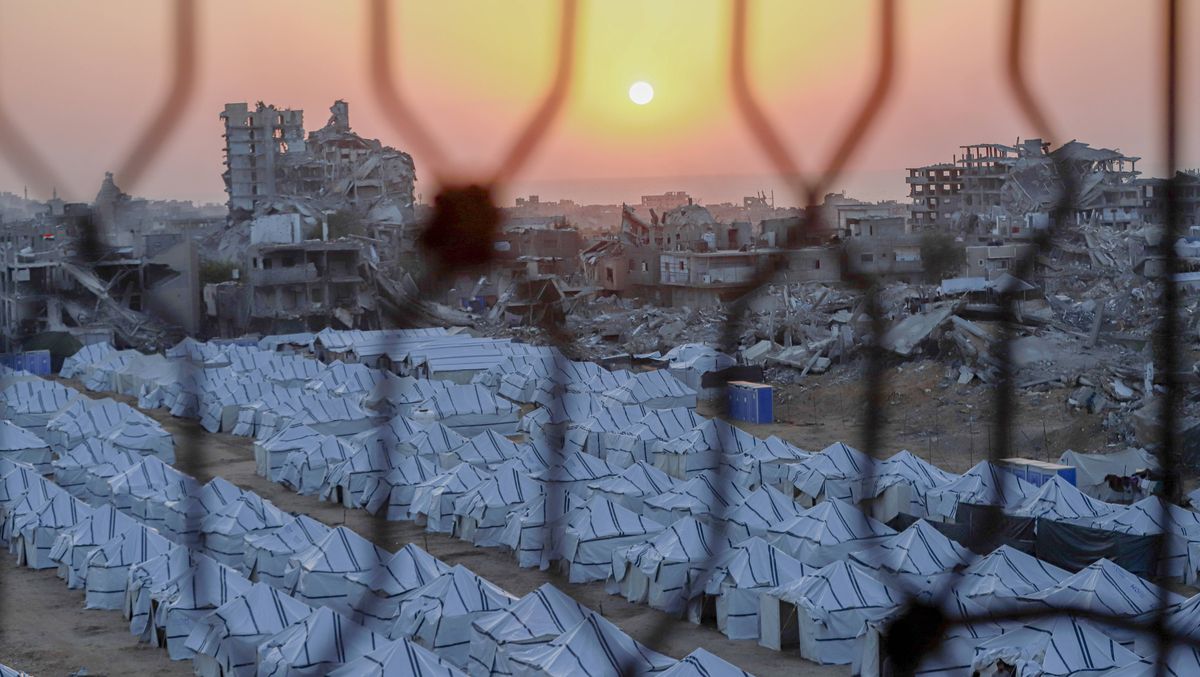 Lager für Kriegsflüchtlinge in Gaza