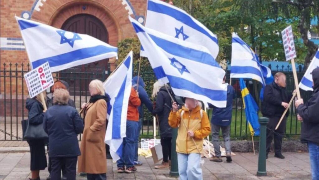 Aktivisten der Initiative »Malmö for Israel«