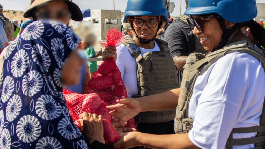 Keine Apartheid: Nelson Mandelas Enkelinnen Zaziwe and Zamaswazi (Swazi) bei ihrem Besuch in Israel und Gaza