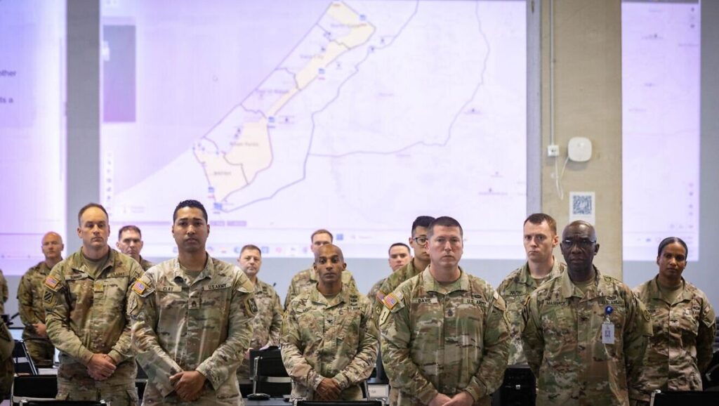 Überwachung des Waffenstillstands: Das Zentrale Militärkoordinierungszentrum (CMCC) der USA in Kiryat Gat