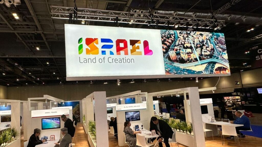 Der Israel-Stand auf der WTM London: Treffen mit pakistanischem Vertreter