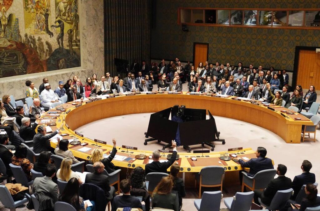 Am 18. November 2025 verabschiedete der UN-Sicherheitsrat die Resolution 2803. (© imago images/Xinhua)