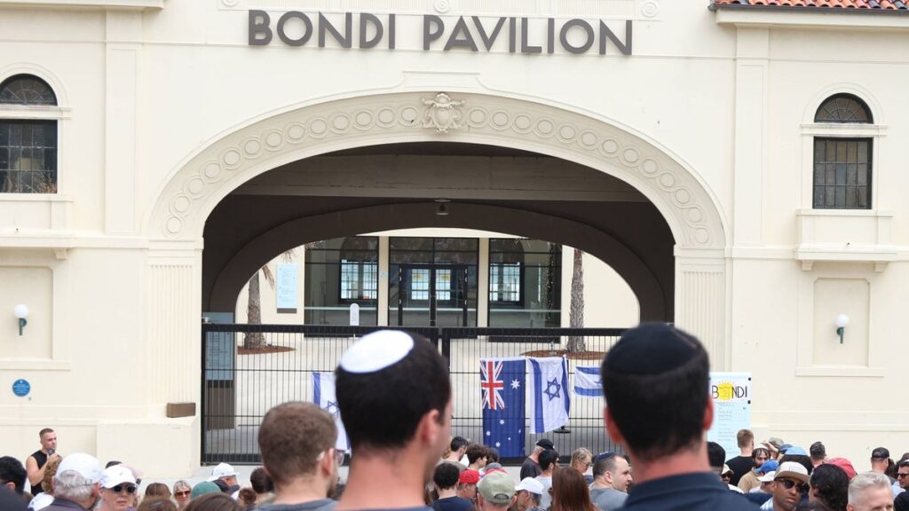 Gedenkveranstaltung am Ort des antisemitischen Anschlags in Sydney