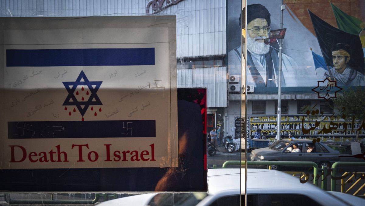 Antiisraelische Propaganda in der iranischen Hauptstadt Teheran