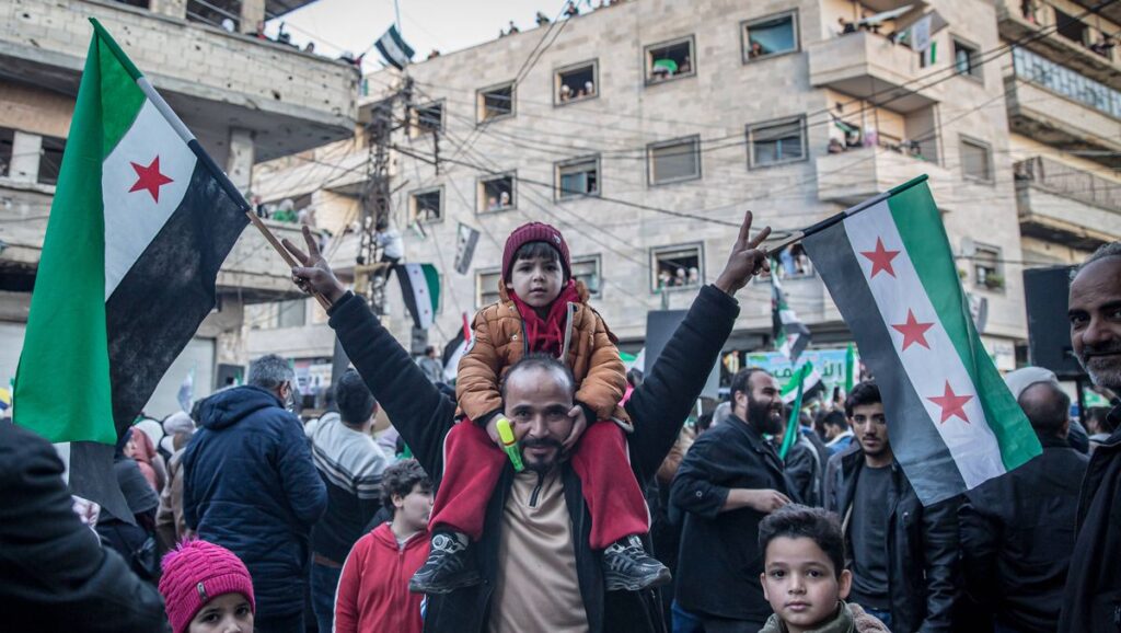 Ein Jahr nach Assads Sturz: Syrer feiern den Jahrestag der Revolution