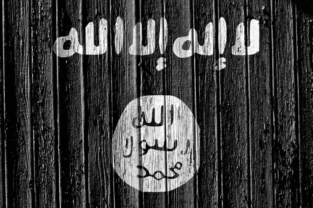 Emblem des Islamischen Staates (IS). (© imago images/imagebroker)