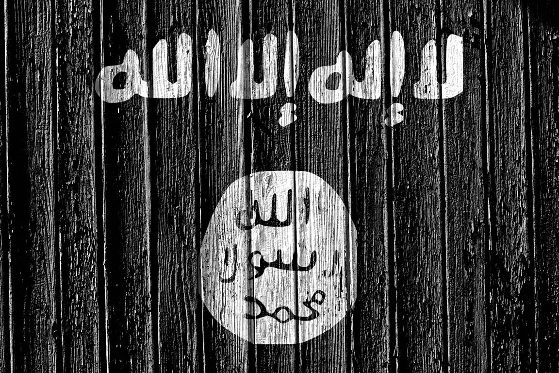 Emblem des Islamischen Staates (IS). (© imago images/imagebroker)