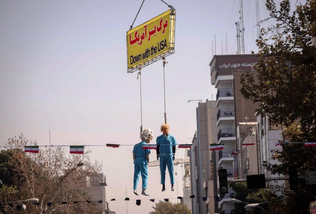 Auch schon vor Trumps Warnung betrachtete das iranische Regime Israel und die Israel als Todfeinde. (© imago images/NurPhoto)