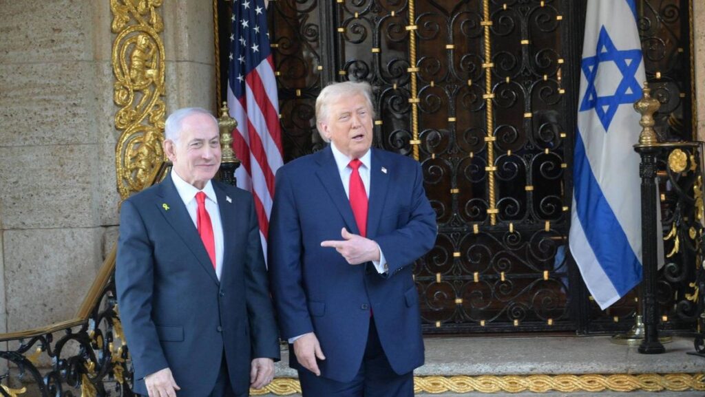 Haben auch über Gaza-Friedensplan gesprochen: Israels Premier Netanjahu bei US-Präsident Trump