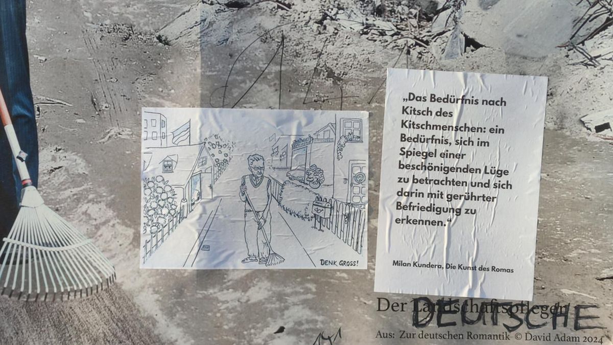 Bild der Kunst-Intervention »Der Deutsche«