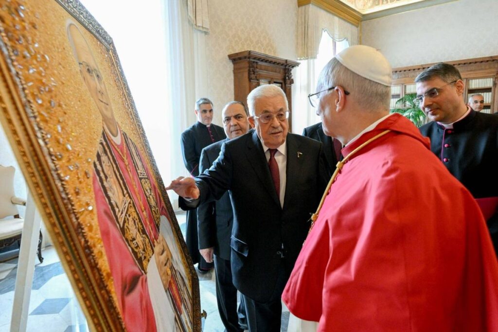 PA-Präsident Mahmoud Abbas zu Besuch bei Papst Leo XVI. im Vatikan