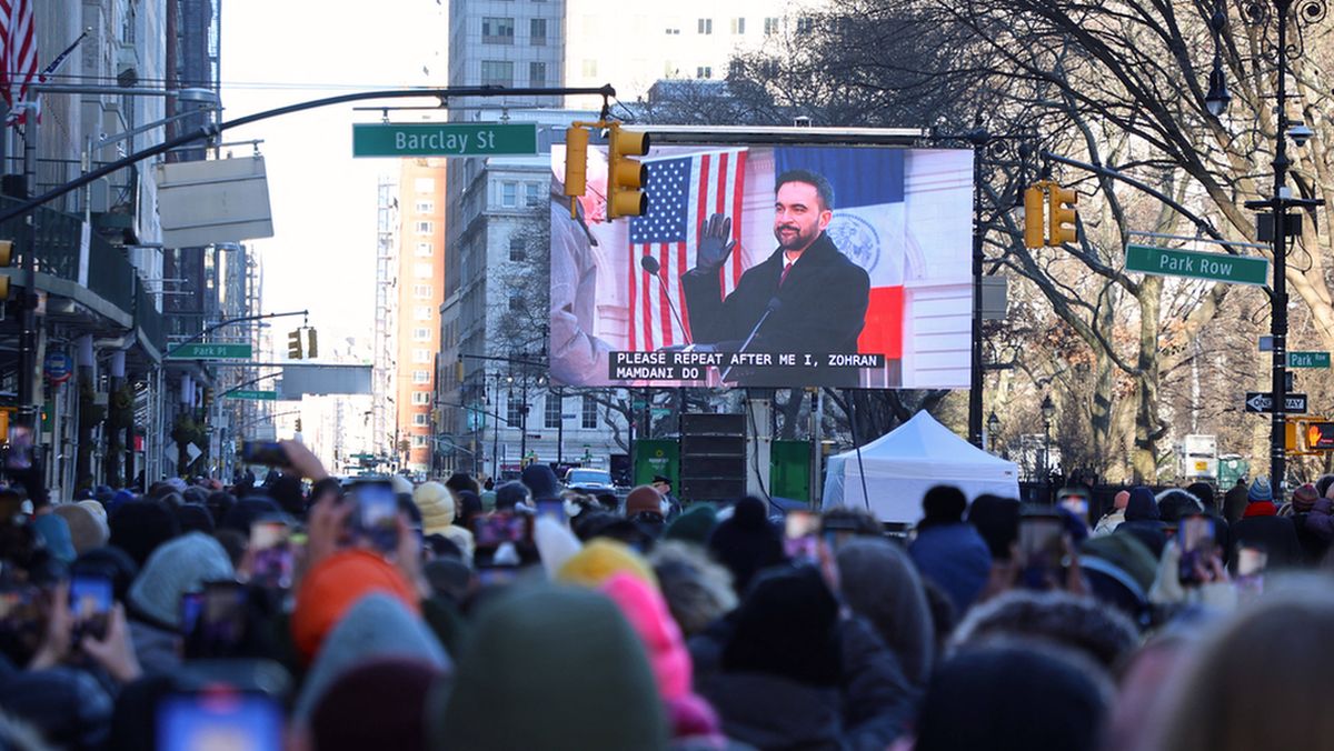 Übertragung von Zohran Mamdanis Amtseinführung in New York