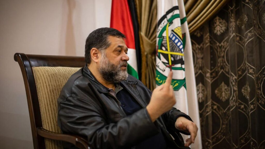 Der Hamas Führer Osama Hamdan