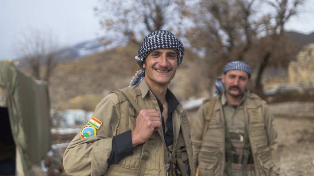 Kämpfer der Demokratischen Partei Kurdistans-Iran (PDKI) im Nordirak