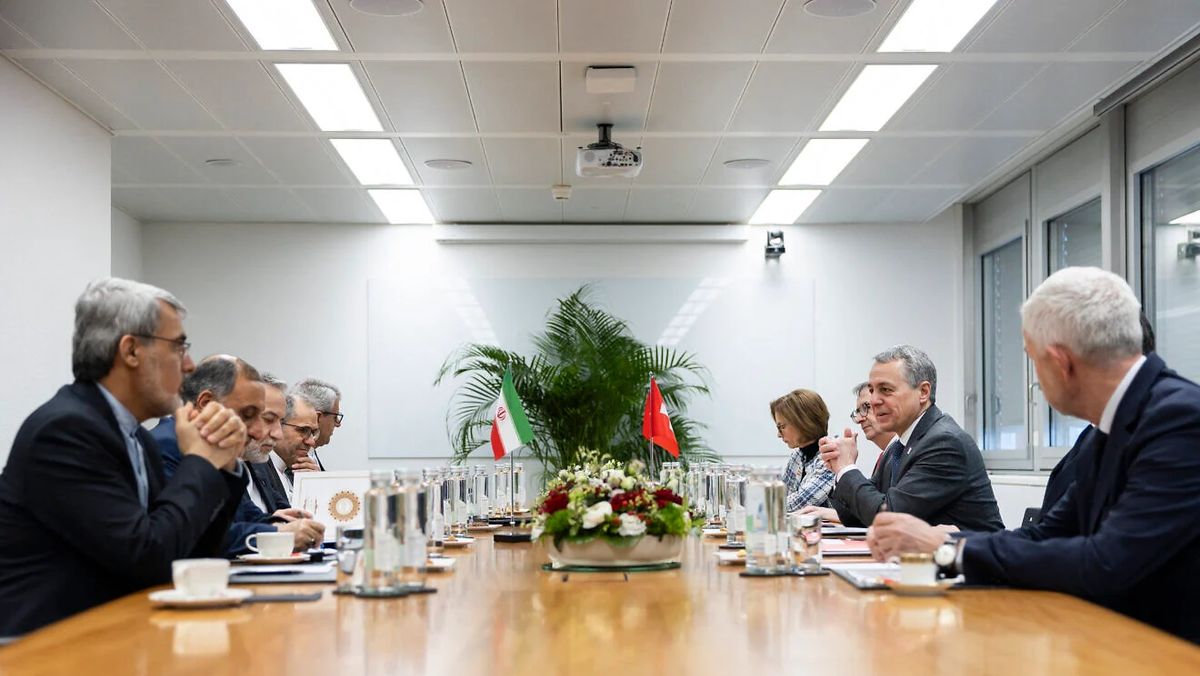 Bilaterales Treffen zwischen der Schweiz und dem Iran während der zweiten Runde der Atomverhanldungen in Genf