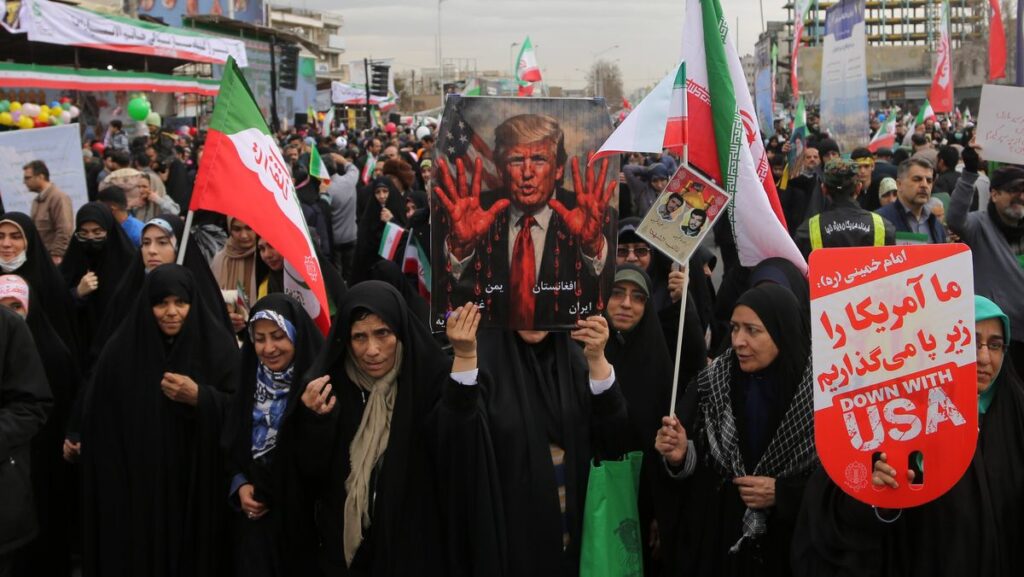 Kurz nach den Verhandlungen mit den USA im Oman beging das iranische Regime den Jahrestag der Revolution