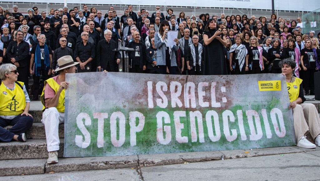 Amnesty International ist einer der NGOs, die Genozid-Lüge gegen Israel vorbringen